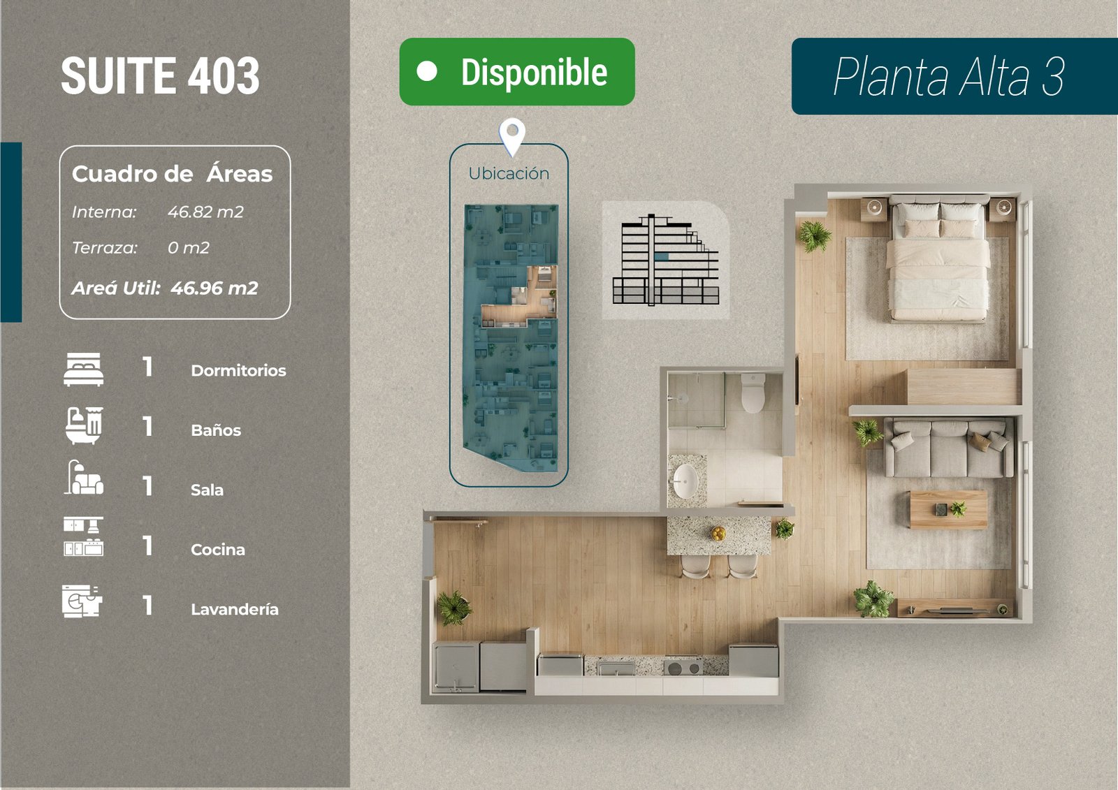 SUITES - Ordoñez Lasso - AURA - Imagen 4