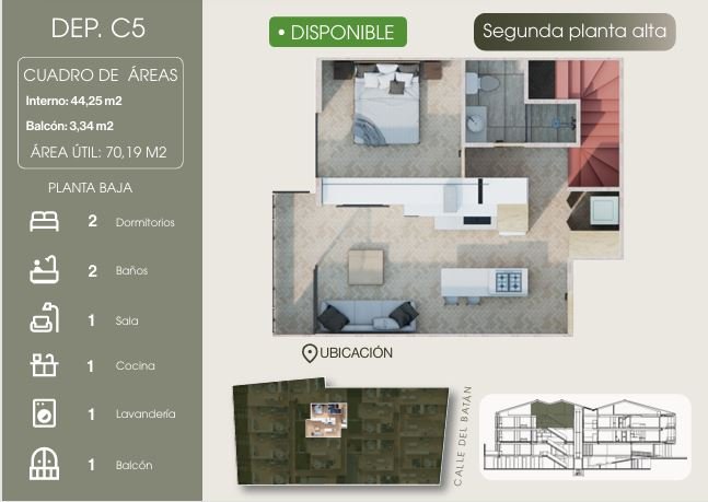 Departamento Duplex - Av 12 de Abril - Proyecto Alabes - Imagen 4