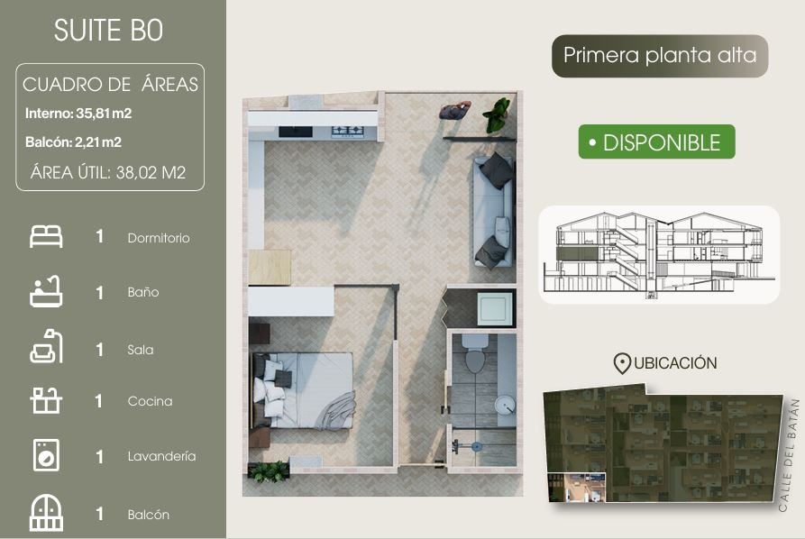 Suites - Av 12 de Abril - Proyecto Alabes - Imagen 3