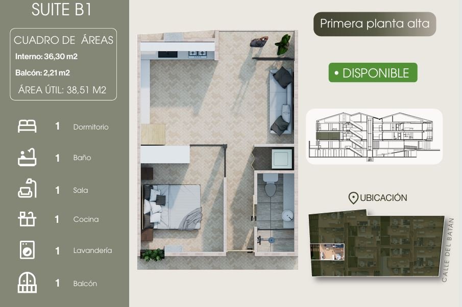 Suites - Av 12 de Abril - Proyecto Alabes - Imagen 4